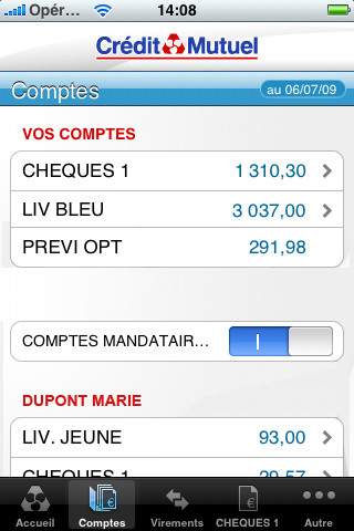 CREDIT MUTUEL MASSIF CENTRAL : Application bancaire iPhone | iPad ...
