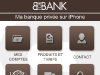 BforBank Application iPhone : Menu